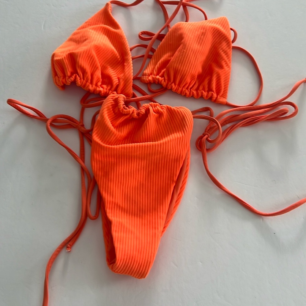 Orange bikini